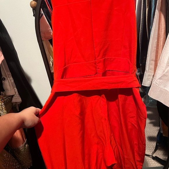 NY&CO Red Crisscross Jumpsuit! - Picture 4 of 9